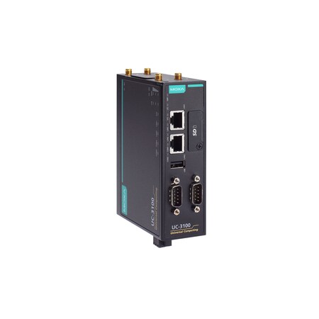 Moxa Arm-Based Wireless-Enabled Din-Rail Indust. Computer, Uc-3111-T-Us-Lx UC-3111-T-US-LX